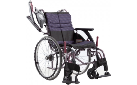 （株）カワムラサイクル  WARP22-40EL-MXFB  カワムラ　ＷＡＶＩＴＲｏｏ＋　（ウェイビットループラス）自走用（介助兼用）　ファブリック