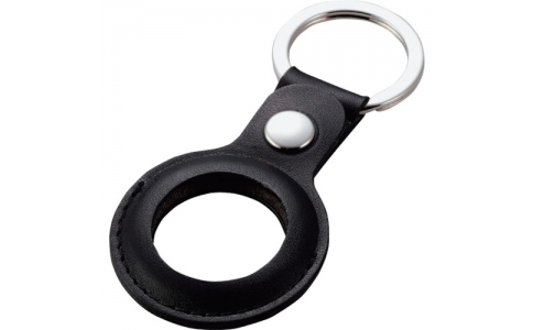 エレコム（株）  AT-LBKBK  エレコム　ＡｉｒＴａｇ用アクセサリ　キーリング付ソフトレザーバンパー　ブラック