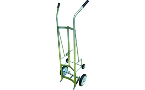 （株）神戸車輛製作所  SUS187B  カンベ　ステンレス製ドラム缶運搬車