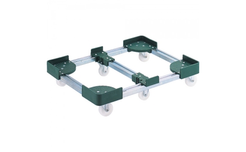 トラスコ中山（株）  FCD6-30100  ＴＲＵＳＣＯ　伸縮式コンテナ台車　内寸３００－４００Ｘ１０００－１１００スチール