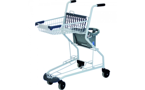 （株）スーパーメイト  SC-800MX  スーパーメイト　カート　ＳＣ－８００ＭＸ　５３０×８１０×９３０　ホワイト