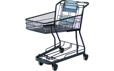 （株）スーパーメイト  SC401K  スーパーメイト　カート　ＳＣ－４０１Ｋ　６００×９６０×１０００　ダークグレー