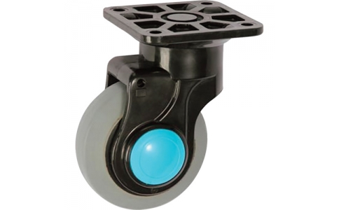 （株）カナツー  RP-CO(GS)-100  カナツー　グリーン静音（Ｒ）キャスター自在１００Ф