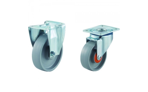 スガツネ工業（株）  LKE-J-125N-K-RF  スガツネ工業　（２０００３４３４２）ＬＫＥ－Ｊ－１２５Ｎ－Ｋ－ＲＦＲＦＩＤタグ内蔵キャスター