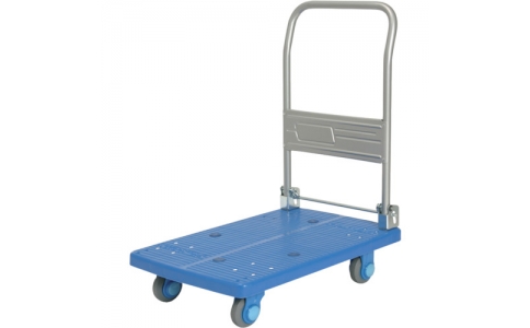 （株）カナツー  PLA150-DX  カナツー　静音（Ｒ）プラ１５０樹脂製折畳み式ハンドトラック