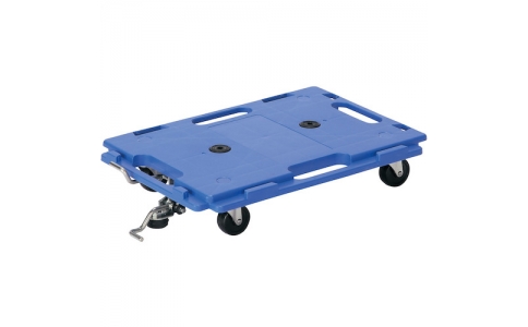 （株）石川製作所  CR15S  アイケー　樹脂製コンパクト平台車　連結式　ストッパー付