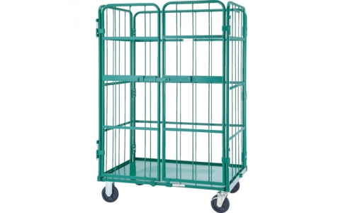トラスコ中山（株）  THT-5CK  ＴＲＵＳＣＯ　カゴ車　ハイテナ－　観音扉付　１１００Ｘ８００Ｘ１７００　旋回仕様