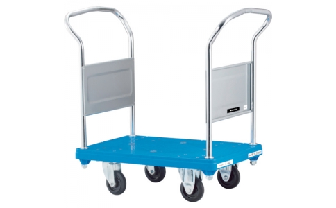 花岡車輛（株）  UPH-LD-GS-AC  ダンディ　ダンディＰシリーズ　タイプＰＨ　固定両ハンドル式　サイレントキャスター　抗ウイルスハンドル仕様　Ｗ８０５×Ｄ５１０