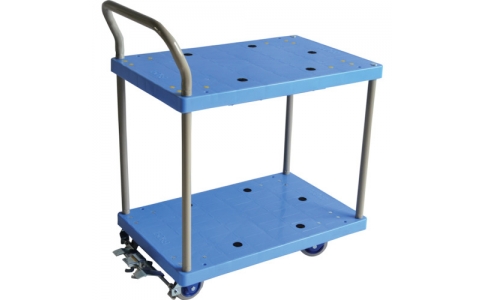 金沢車輛（株）  NP-104GS FB-KANSEI  金沢　小型静音樹脂２段台車　フットブレーキ付