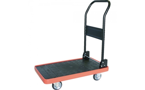 トラスコ中山（株）  MKP-151  ＴＲＵＳＣＯ　ＭＫＰ樹脂製台車　折りたたみ式　７１６Ｘ４３６