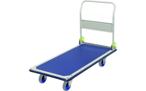 金沢車輛（株）  NHT-401  金沢　ロングスチール台車　ハンドル折りたたみ式