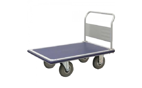 金沢車輛（株）  NHT-502AR  金沢　特大スチール台車（ハンドル固定式）空気入りタイヤ仕様