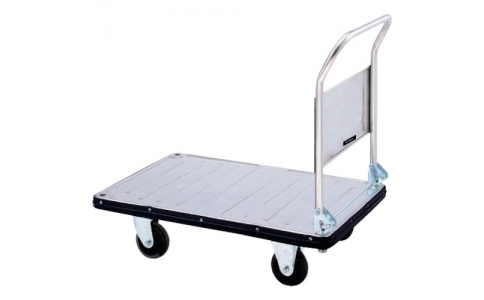 花岡車輛（株）  SA-LSC-AC  ダンディ　ステンレス台車　ダンディＳシリーズ　タイプＳＡ　折りたたみハンドル　抗ウイルスハンドル仕様　Ｗ９３５×Ｄ６０５