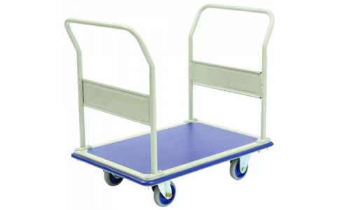 金沢車輛（株）  NHT-303  金沢　大型スチール台車　両ハンドル固定式