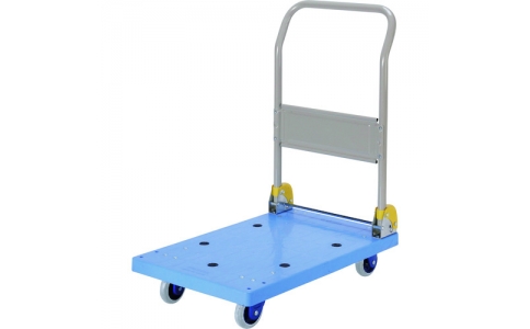 金沢車輛（株）  NP-101GS  金沢　小型環境静音樹脂台車　ハンドル折りたたみ式