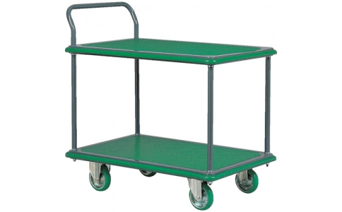 トラスコ中山（株）  504SD  ＴＲＵＳＣＯ　エコ運搬車　２段片袖型　１２２５Ｘ７７５