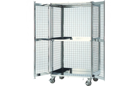 （株）テックサス  SEC-1D  テックサス　折りたたみ式ステンレスセキュリティカート　９５０ｘ６５０