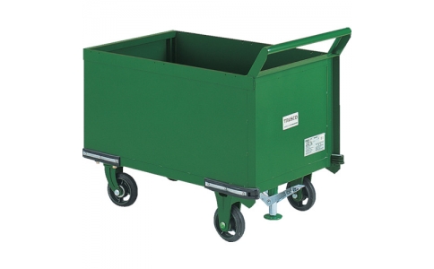 トラスコ中山（株）  OHN-24PS  ＴＲＵＳＣＯ　鋼鉄製運搬車　９００Ｘ６００　前方トビラ　ストッパー付