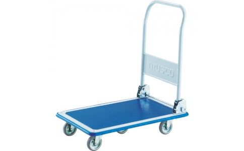 トラスコ中山（株）  101N5  ＴＲＵＳＣＯ　プレス製台車　ドンキーカート　折りたたみ式５輪型７４０×４８０
