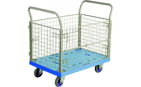 金沢車輛（株）  NP-307  金沢　大型樹脂台車　金網付