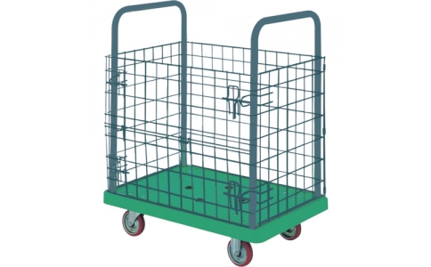 （株）石川製作所  P107G  アイケー　樹脂製金網付台車