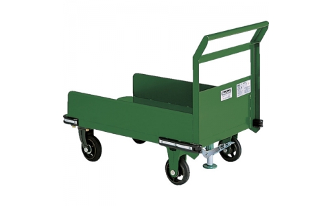 トラスコ中山（株）  OHN-23PS  ＴＲＵＳＣＯ　鋼鉄製運搬車　９００Ｘ６００　三面パネル　ストッパー付