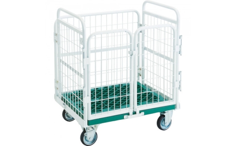 トラスコ中山（株）  AMG-1  ＴＲＵＳＣＯ　折りたたみ式網台車　アミーゴカーゴ　６００Ｘ８００