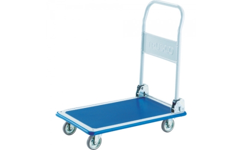 トラスコ中山（株）  101N  ＴＲＵＳＣＯ　プレス製台車　ドンキーカート　折りたたみ式７４０×４８０