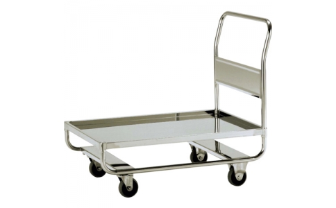 （株）テックサス  DN1-U9060D  テックサス　１段高台車（皿型タイプ）　９００Ｘ６００　ＳＵＳφ１００ウレタン車