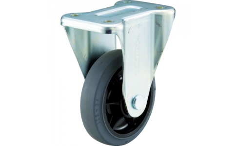 トラスコ中山（株）  TYSR-100UE  ＴＲＵＳＣＯ　カルテイオ用　固定キャスターφ１００　帯電防止性性ウレタン車
