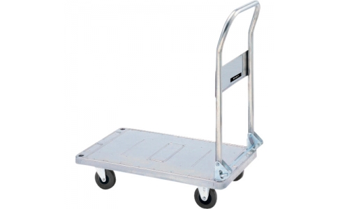 花岡車輛（株）  SL-LSC-AC  ダンディ　ステンレス台車　ダンディＳシリーズ　タイプＳＬ　折りたたみハンドル式　抗ウイルスハンドル仕様　Ｗ７１０×Ｄ４５０