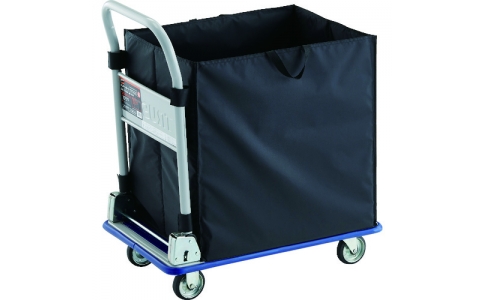 トラスコ中山（株）  101N-CHBA  ＴＲＵＳＣＯ　プレス製台車　ドンキーカート　折りたたみ式　ＣＨＢＡハンドトラックボックス付　７４０×４８０