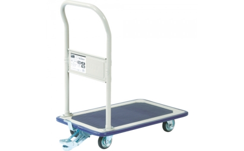 トラスコ中山（株）  350KHS  ＴＲＵＳＣＯ　プレス製台車　固定式　９４６Ｘ６４６　Ｓ付