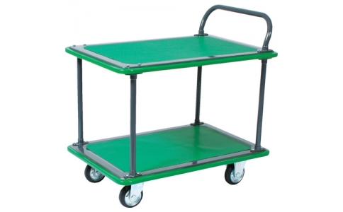 トラスコ中山（株）  104EBN  ＴＲＵＳＣＯ　ハイグレード運搬車　２段片袖型　７４０Ｘ４６０