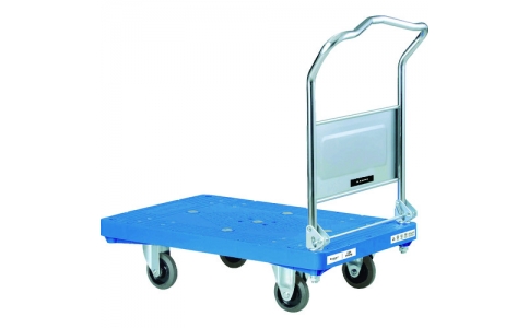 花岡車輛（株）  UPA-LSC  ダンディ　プラスチック台車　ダンディＰシリーズ　タイプＰＡ　折りたたみハンドル式　Ｗ９０５×Ｄ６０５