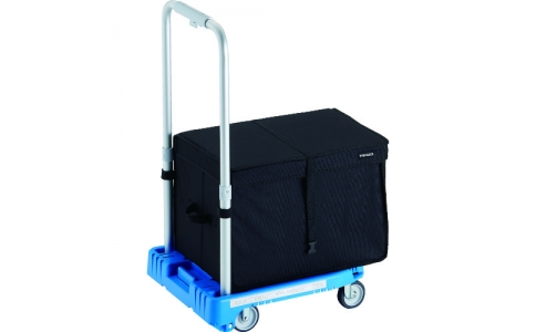 トラスコ中山（株）  WP-2G-B-THB  ＴＲＵＳＣＯ　樹脂台車　カルティオミニ　ｗｅｅｇｏ　省音車輪　ブルー　ＴＨＢ付