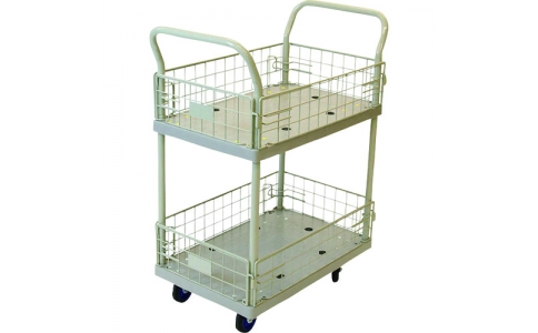 浅香工業（株）  183530  金象　プラキャリーラック　２段式金網付小