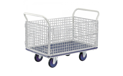 浅香工業（株）  183370  金象　キャリーラック金網付Ｌ大　フットブレーキ付