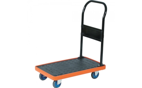 トラスコ中山（株）  MKP-158AC  ＴＲＵＳＣＯ　ＭＫＰ樹脂製台車　固定式　７１６Ｘ４３６　エアキャスター付