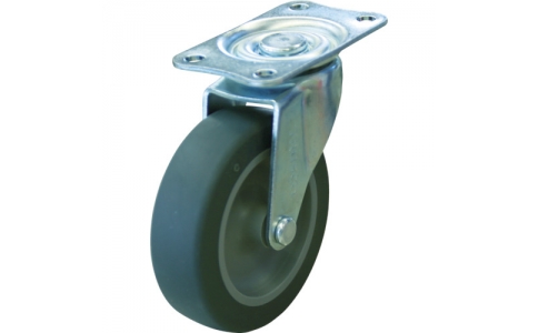 トラスコ中山（株）  TYE-75EL  ＴＲＵＳＣＯ　ルートバン（メッシュタイプ）用自在キャスターφ７５エラストマー車