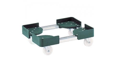 トラスコ中山（株）  FCD-3030SUS  ＴＲＵＳＣＯ　伸縮式コンテナ台車　内寸３００－４００Ｘ３００－４００　ＳＵＳ製