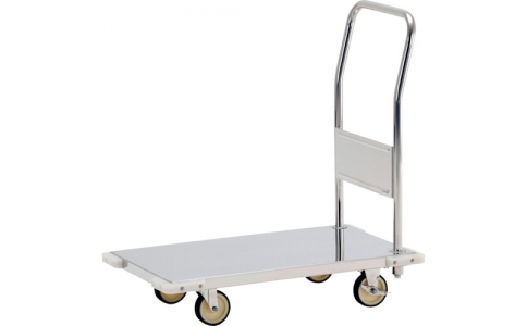 （株）テックサス  CL-B6045ST  テックサス　軽荷重用台車（コンパクト台車）　６００Ｘ４５０　ＳＵＳφ１００ウレタン車