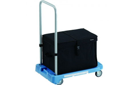 トラスコ中山（株）  MP-6039N2-B-THB  ＴＲＵＳＣＯ　樹脂台車　こまわり君　省音Ｇ車輪　６００Ｘ３９０　ブルー　ＴＨＢ付