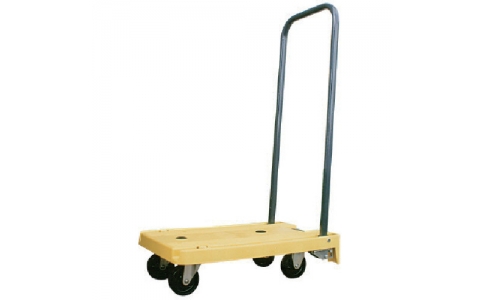 （株）石川製作所  P-MINIS  アイケー　樹脂製ミニ台車　ＰミニＳ　折り畳みハンドルタイプ　均等荷重１００ｋｇ