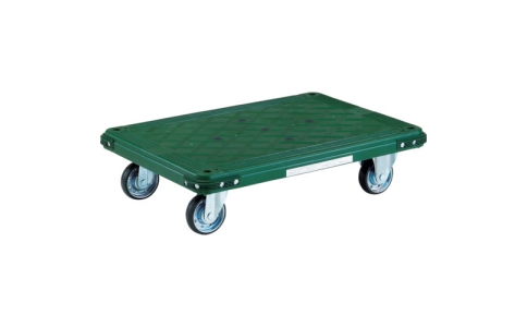 トラスコ中山（株）  MP-904N-2  ＴＲＵＳＣＯ　ＭＰ樹脂製平台車　９１８Ｘ６１８