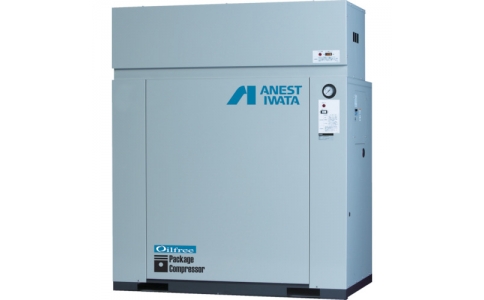 アネスト岩田（株）  CFP75CB-8.5D-M5  アネスト岩田　オイルフリーコンプレッサ　７．５ＫＷ　５０Ｈｚ