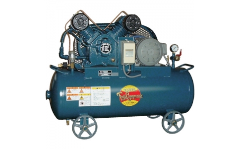 （株）富士コンプレッサー製作所  W-B-55MT（50HZ）  富士　汎用空冷二段圧縮コンプレッサ　５０Ｈｚ