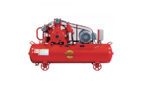 （株）富士コンプレッサー製作所  W-110MT（60HZ）  富士　汎用空冷二段圧縮コンプレッサ　６０Ｈｚ