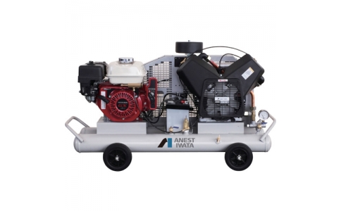 アネスト岩田（株）  PLUE22CB-10S  アネスト岩田　軽便形コンプレッサ　２．２ｋＷ　エンジン駆動