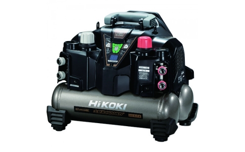 工機ホールディングス（株）  EC1245H3  日立　釘打機用エアコンプレッサ８Ｌ　セキュリティ機能付